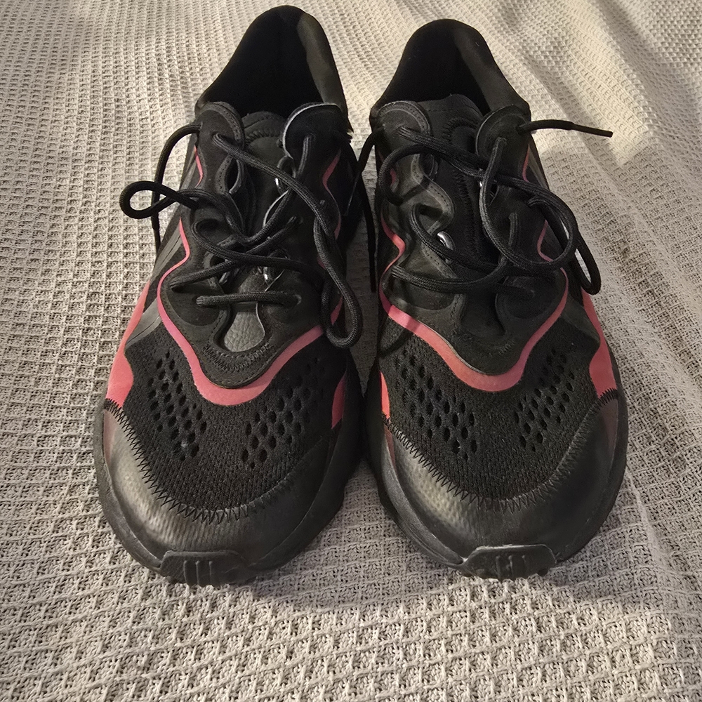 adidas Black and Pink Athletic Shoes